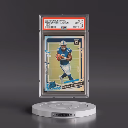 2023 Panini Donruss Optic #247 Anthony Richardson - Holo (PSA 10 GEM MINT)