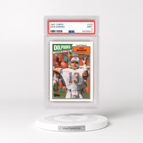 1987 Topps #233 Dan Marino (PSA 9 MINT)