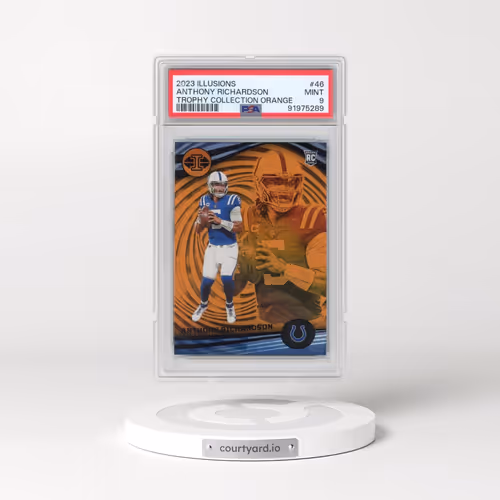 2023 Panini Illusions #46 Anthony Richardson - Trophy Collection Orange (PSA 9 MINT)