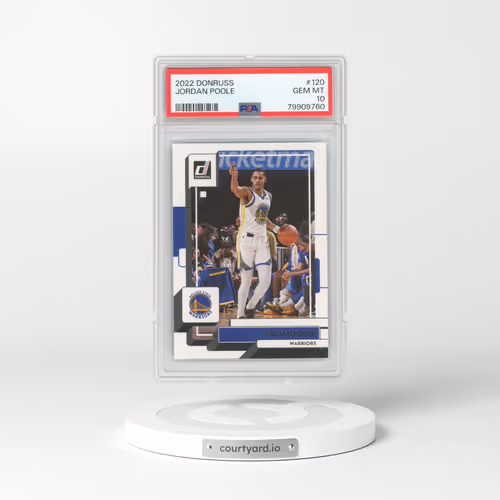 2022 Panini Donruss #120 Jordan Poole (PSA 10 GEM MINT)