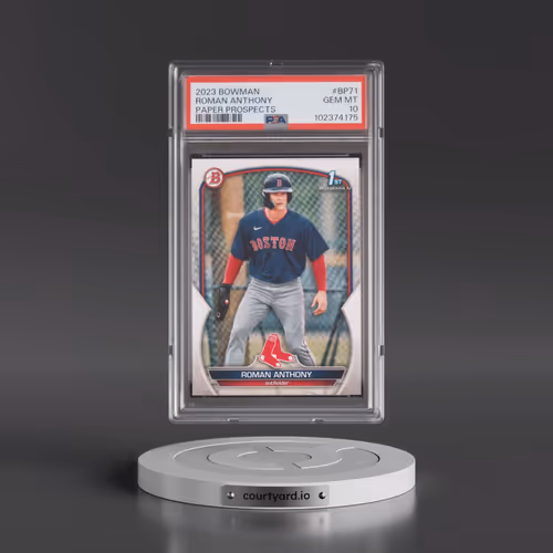 2023 Bowman Paper Prospects #BP71 Roman Anthony (PSA 10 GEM MINT)