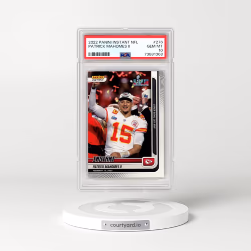 2022 Panini Instant NFL #276 Patrick Mahomes II (PSA 10 GEM MINT)