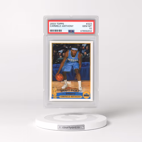 2003 Topps #223 Carmelo Anthony (PSA 10 GEM MINT)