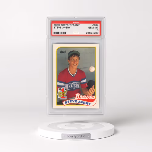 1989 Topps Tiffany #784 Steve Avery (PSA 10 GEM MINT)