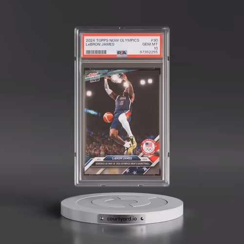 2024 Topps Now Olympic Games #30 LeBron James (PSA 10 GEM MINT)