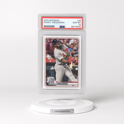 2020 Bowman #24 Randy Arozarena (PSA 10 GEM MINT)