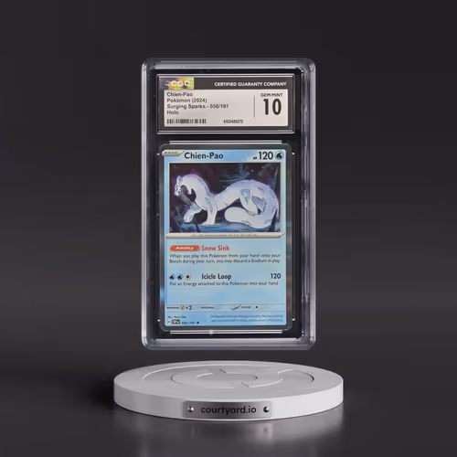 2024 Surging Sparks - SSP EN #056/191 Chien-Pao - Holo (CGC 10 GEM MINT)