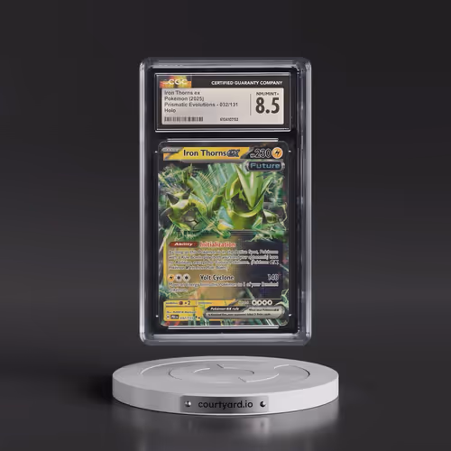 2025 Prismatic Evolutions - PRE EN #032/131 Iron Thorns ex - Holo (CGC 8.5 NM-MT+)