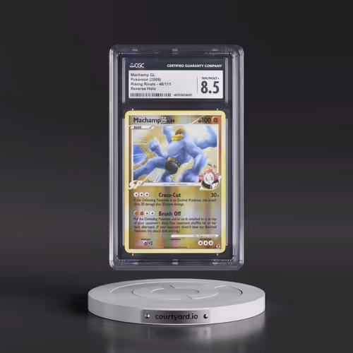 2009 Rising Rivals #46/111 Machamp GL - Reverse Holo (CGC 8.5 NM-MT+)