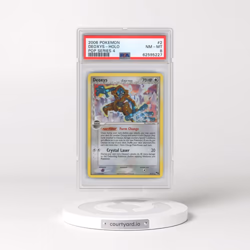 2006 Pokémon Pop Series 4 #2 Deoxys - Holo (PSA 8 NM-MT)