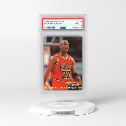 1992 Stadium Club #210 Michael Jordan (PSA 8 NM-MT)