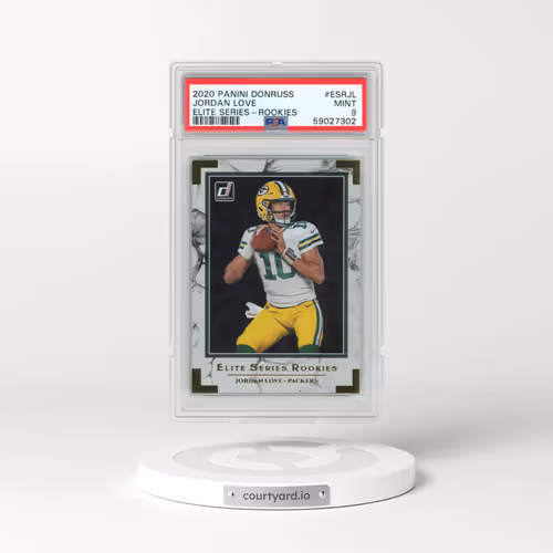 2020 Panini Donruss Elite Series #ESRJL Jordan Love - Rookies (PSA 9 MINT)