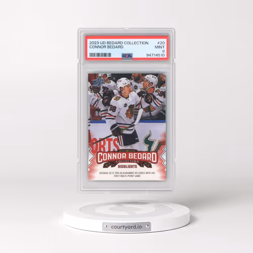2023 Upper Deck Connor Bedard Collection #20 Connor Bedard (PSA 9 MINT)