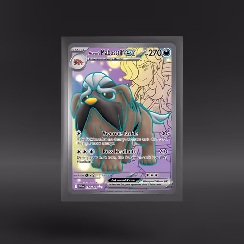 Destined Rivals #218/182 Arven's Mabosstiff ex