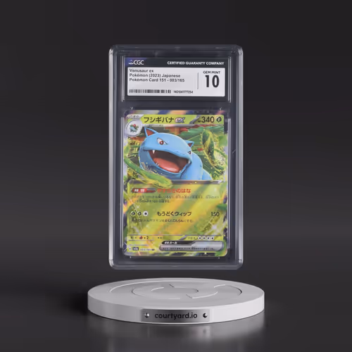 2023 Pokémon Card 151 #003/165 Venusaur ex - Holo (CGC 10 GEM MINT)
