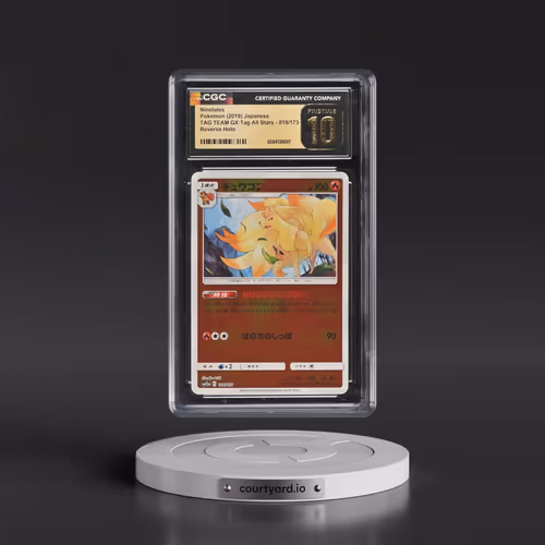 2019 Tag Team GX: Tag All Stars #018/173 Ninetales - Reverse Holo (CGC 10 PRISTINE)