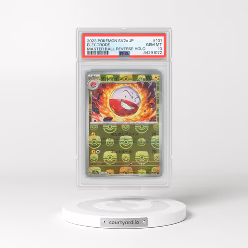 2023 Pokémon Card 151 #101 Electrode - Reverse Holo Master Ball (PSA 10 GEM MINT)