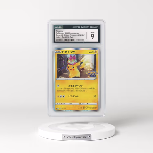 2019 Sword & Shield Promos #272/S-P Pikachu - Holo Card File Set (CGC 9 MINT)