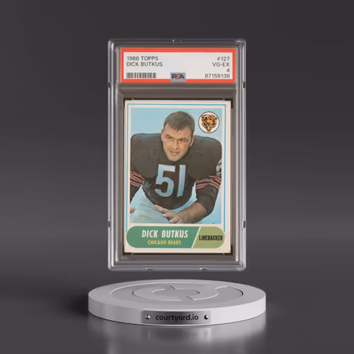 1968 Topps #127 Dick Butkus (PSA 4 VG-EX)
