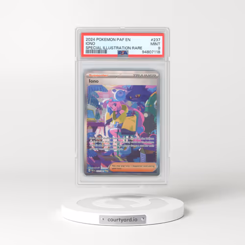 2024 Pokémon Paf EN-Paldean Fates #237 Iono - Special Illustration Rare (PSA 9 MINT)