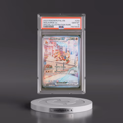 2023 Pokémon Pal EN-Paldea Evolved #258 Skeledirge EX - Holo Special Illustration Rare (PSA 10 GEM M