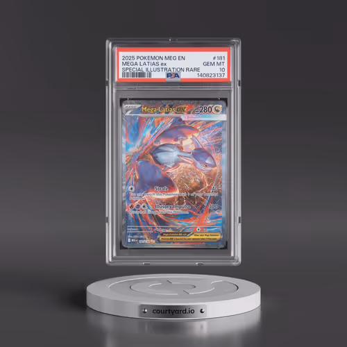 2025 Pokémon Meg EN-Mega Evolution #181 Mega Latias EX - Holo Special Illustration Rare (PSA 10 GEM