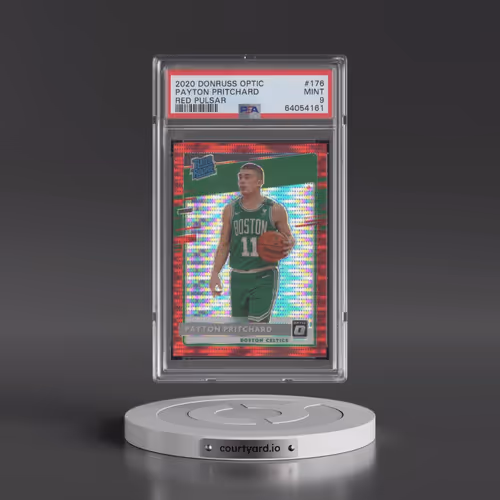 2020 Panini Donruss Optic #176 Payton Pritchard - Red Pulsar (PSA 9 MINT)