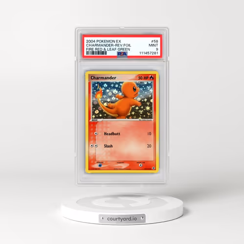 2004 Pokémon EX Fire Red & Leaf Green #58 Charmander - Reverse Foil (PSA 9 MINT)