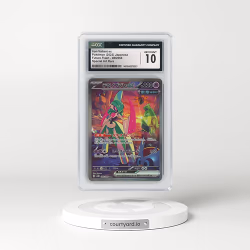 2023 Future Flash #089/066 Iron Valiant ex - Super Art Rare Holo (CGC 10 GEM MINT)