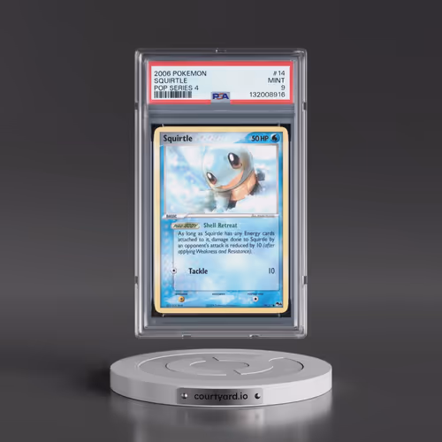 2006 Pokémon Pop Series 4 #14 Squirtle (PSA 9 MINT)