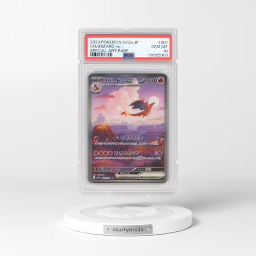 2023 Pokémon Sv2a-Pokemon 151 #201 Charizard EX - Holo Special Art Rare (PSA 10 GEM MINT)