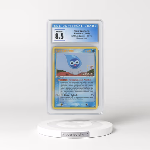 2005 EX Delta Species #26/113 Rain Castform - Reverse Holo (CGC 8.5 NM-MT+)