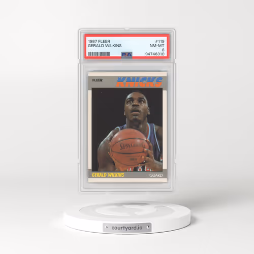 1987 Fleer #119 Gerald Wilkins (PSA 8 NM-MT)