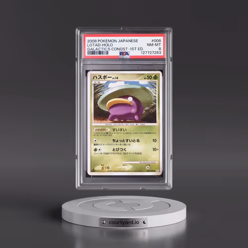 2008 Pokémon Galactic's Conquest #006 Lotad - 1st Edition Holo (PSA 8 NM-MT)