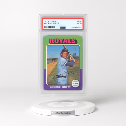 1975 Topps #228 George Brett (PSA 2 GOOD)