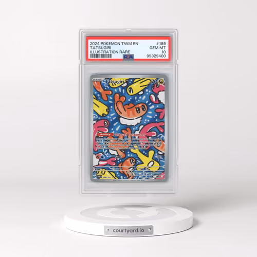 2024 Pokémon Twm EN-Twilight Masquerade #186 Tatsugiri - Illustration Rare (PSA 10 GEM MINT)