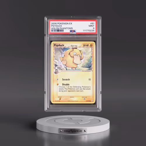 2006 Pokémon EX Holon Phantoms #81 Psyduck (PSA 9 MINT)