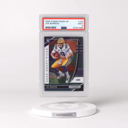 2020 Panini Prizm Draft Picks #105 Joe Burrow (PSA 9 MINT)