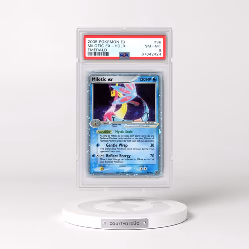 2005 Pokémon EX Emerald #96 Milotic EX - Holo Holo (PSA 8 NM-MT)