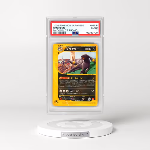 2002 Pokémon McDonald's Promo #025/P Umbreon (PSA 2 GOOD)