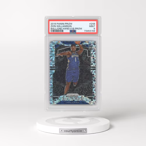2019 Panini Prizm #248 Zion Williamson - Variation-Fast Break Prizm (PSA 9 MINT)