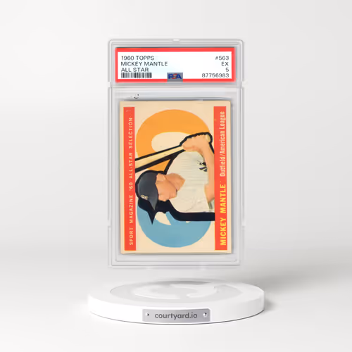 1960 Topps #563 Mickey Mantle - All Star (PSA 5 EX)