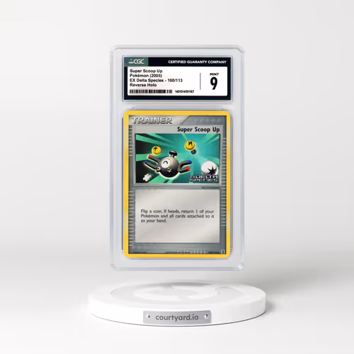 2005 EX Delta Species #100 Super Scoop Up - Holo (CGC 9 MINT)