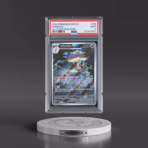 2024 Pokémon Ssp EN-Surging Sparks #194 Shiinotic - Illustration Rare (PSA 9 MINT)