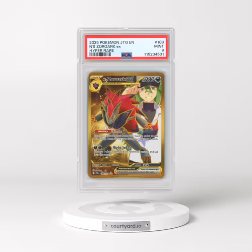2025 Pokémon Jtg EN-Journey Together #189 N's Zoroark EX - Holo Hyper Rare (PSA 9 MINT)