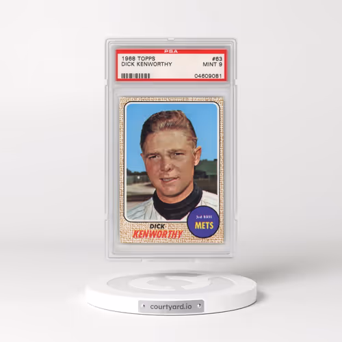 1968 Topps #63 Dick Kenworthy (PSA 9 MINT)