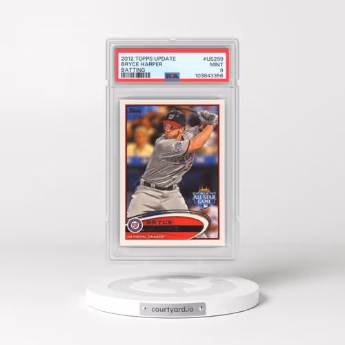 2012 Topps Update #US299 Bryce Harper - Batting (PSA 9 MINT)