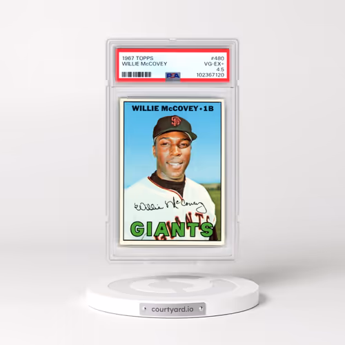 1967 Topps #480 Willie McCovey (PSA 4.5 VG-EX+)