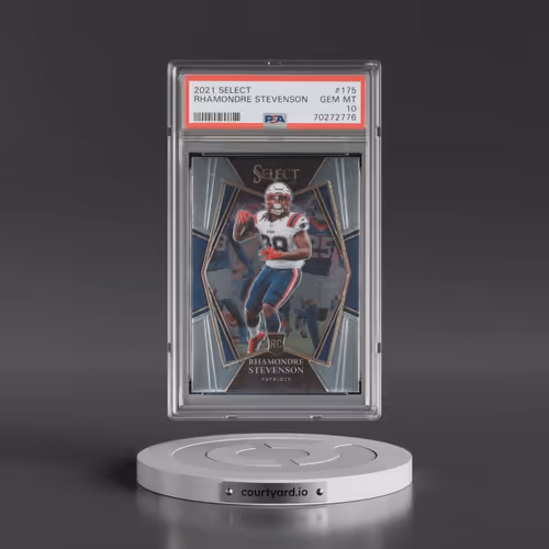 2021 Panini Select #175 Rhamondre Stevenson (PSA 10 GEM MINT)