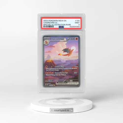 2023 Pokémon Mew EN-151 #199 Charizard EX - Holo Special Illustration Rare (PSA 9 MINT)